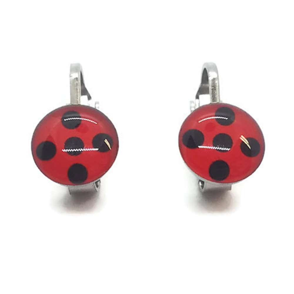 Ladybug JoJo And Clip Earrings For Girls order   HorrorShopcom